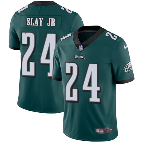Philadelphia Eagles #24 Darius Slay Jr Green Team Color Men's Stitched Vapor Untouchable Limited Jersey Men's cheap jerseys for sale - CheapJerseys.Shop