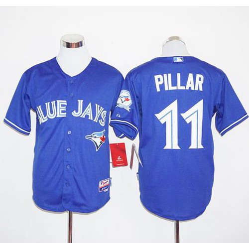 Toronto Blue Jays #11 Kevin Pillar Blue Cool Base Stitched Jersey Men's cheap jerseys for sale - CheapJerseys.Shop