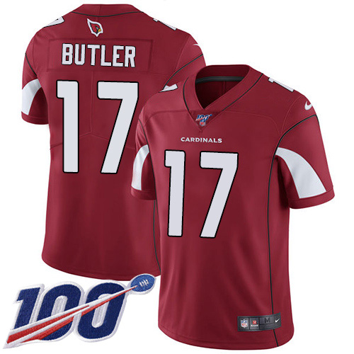Arizona Cardinals #17 Hakeem Butler Red Team Color Men's Stitched 100th Season Vapor Limited Jersey Men's cheap jerseys for sale - CheapJerseys.Shop