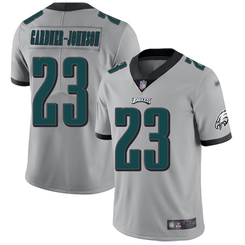 Eagles #23 C.J. Gardner-Johnson Silver Youth Stitched Limited Inverted Legend Jersey cheap jerseys for sale - CheapJerseys.Shop