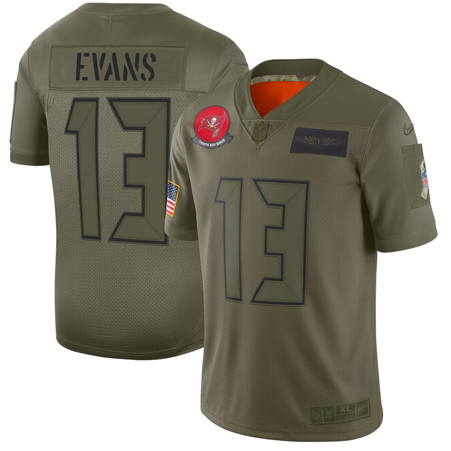 Buccaneers #13 Mike Evans Camo Men's Stitched Limited 2019 Salute To Service Jersey cheap jerseys for sale - CheapJerseys.Shop