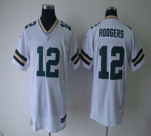 Packers #12 Aaron Rodgers White Men's Stitched Elite Jersey cheap jerseys for sale - CheapJerseys.Shop