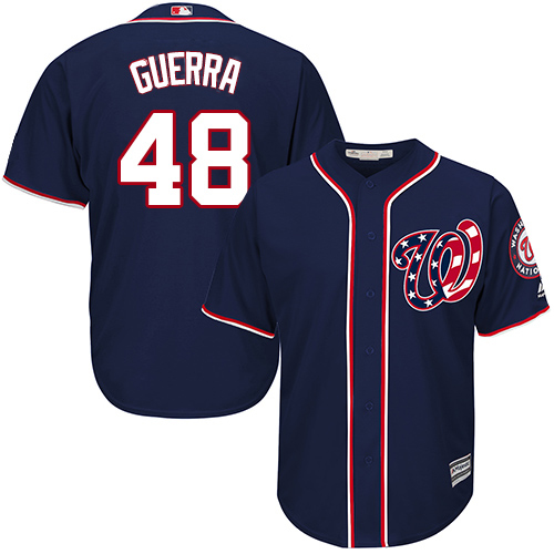Washington Nationals #48 Javy Guerra Navy Blue New Cool Base Stitched Youth Jersey Youth cheap jerseys for sale - CheapJerseys.Shop