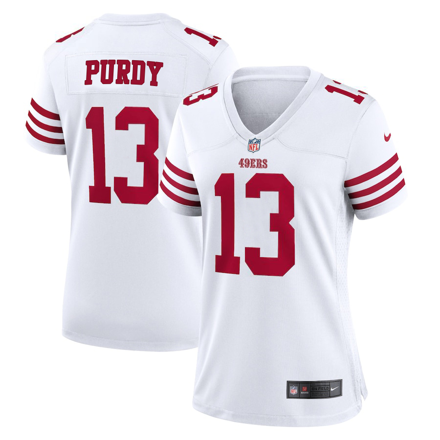 San Francisco 49ers #13 Brock Purdy White Women's 2022-23 Game Jersey cheap jerseys for sale - CheapJerseys.Shop