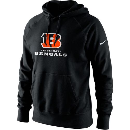 Men's Cincinnati Bengals Black Lockup Pullover Hoodie cheap jerseys for sale - CheapJerseys.Shop