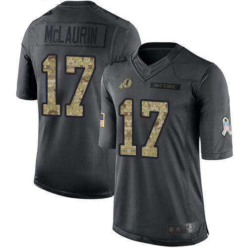 Commanders #17 Terry McLaurin Black Men's Stitched Limited 2016 Salute To Service Jersey cheap jerseys for sale - CheapJerseys.Shop