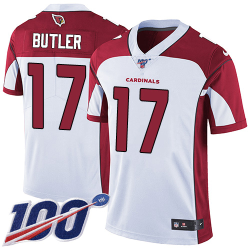 Arizona Cardinals #17 Hakeem Butler White Men's Stitched 100th Season Vapor Limited Jersey Men's cheap jerseys for sale - CheapJerseys.Shop