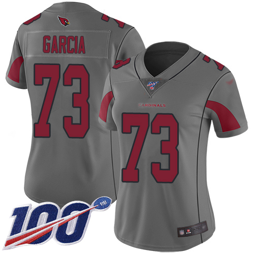 Cardinals #73 Max Garcia Silver Women's Stitched Limited Inverted Legend 100th Season Jersey cheap jerseys for sale - CheapJerseys.Shop
