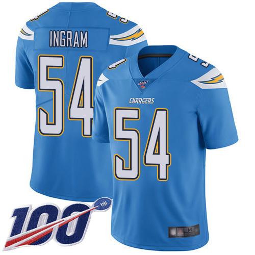Los Angeles Chargers #54 Melvin Ingram Electric Blue Alternate Men's Stitched 100th Season Vapor Limited Jersey Men's cheap jerseys for sale - CheapJerseys.Shop