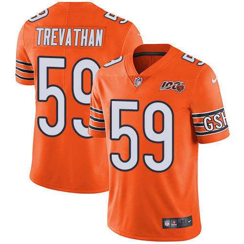 Chicago Bears #59 Danny Trevathan Orange Men's 100th Season Stitched Limited Rush Jersey Men's cheap jerseys for sale - CheapJerseys.Shop