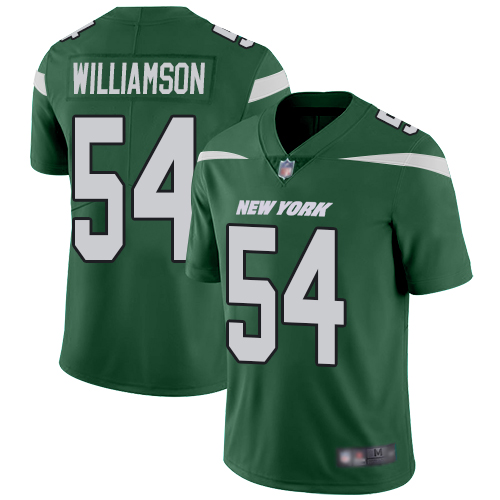 New York Jets #54 Avery Williamson Green Team Color Men's Stitched Vapor Untouchable Limited Jersey Men's cheap jerseys for sale - CheapJerseys.Shop