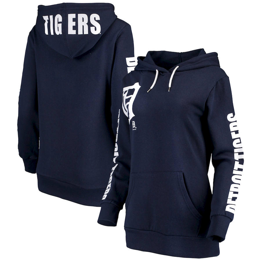 Detroit Tigers G-III 4Her By Carl Banks Women's 12th Inning Pullover Hoodie Navy cheap jerseys for sale - CheapJerseys.Shop