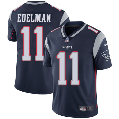 Patriots #11 Julian Edelman Navy Blue Team Color Youth Stitched Vapor Untouchable Limited Jersey cheap jerseys for sale - CheapJerseys.Shop
