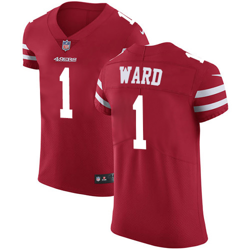 49ers #1 Jimmie Ward Red Team Color Men's Stitched Vapor Untouchable Elite Jersey cheap jerseys for sale - CheapJerseys.Shop
