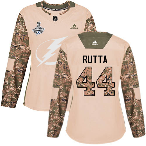 Tampa Bay Lightning #44 Jan Rutta Camo Authentic 2017 Veterans Day Women's 2020 Stanley Cup Champions Stitched Jersey Womens cheap jerseys for sale - CheapJerseys.Shop