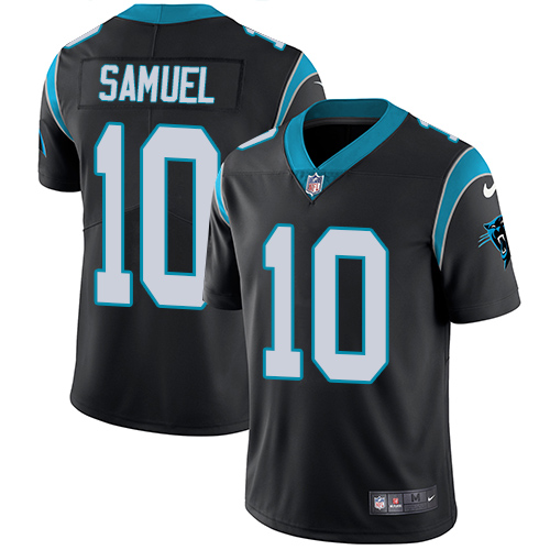 Carolina Panthers #10 Curtis Samuel Black Team Color Men's Stitched Vapor Untouchable Limited Jersey Men's cheap jerseys for sale - CheapJerseys.Shop