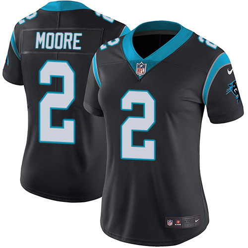 Panthers #2 DJ Moore Black Team Color Women's Stitched Vapor Untouchable Limited Jersey cheap jerseys for sale - CheapJerseys.Shop