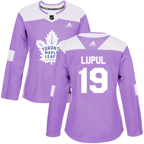 Maple Toronto Maple Leafs #19 Joffrey Lupul Purple Authentic Fights Cancer Women's Stitched Jersey Womens cheap jerseys for sale - CheapJerseys.Shop