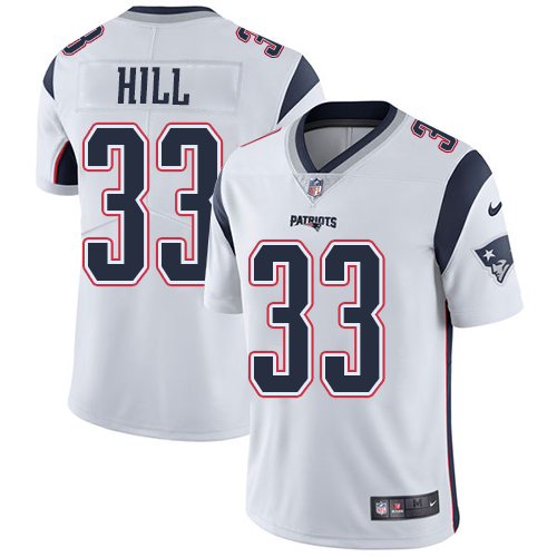 New England Patriots #33 Jeremy Hill White Men's Stitched Vapor Untouchable Limited Jersey Men's cheap jerseys for sale - CheapJerseys.Shop