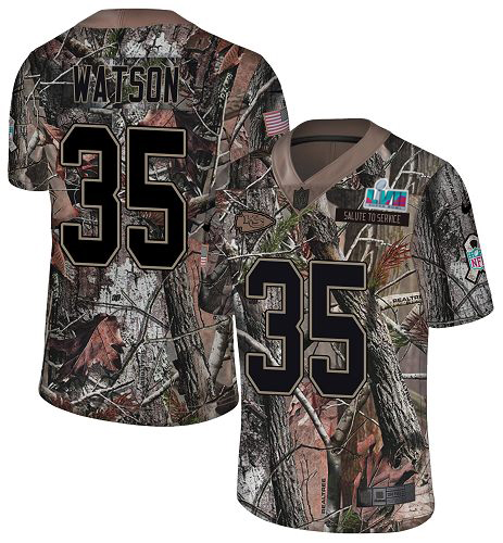 Chiefs #35 Jaylen Watson Camo Super Bowl LVII Patch Men's Stitched Limited Rush Realtree Jersey cheap jerseys for sale - CheapJerseys.Shop