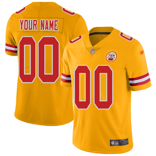 Men Youth Women Kansas City Chiefs Customized Gold Stitched Limited Inverted Legend Jersey cheap jerseys for sale - CheapJerseys.Shop