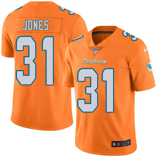 Miami Dolphins #31 Byron Jones Orange Green Youth Stitched Limited Rush Jersey Youth cheap jerseys for sale - CheapJerseys.Shop