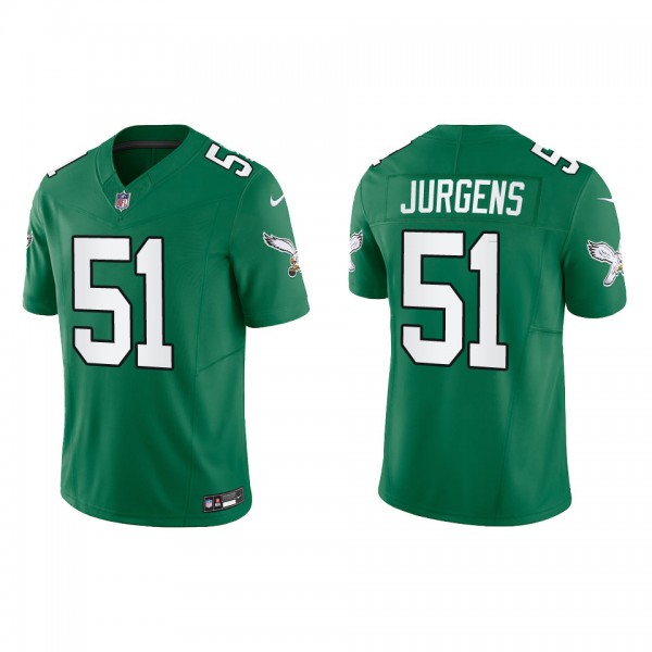 Cam Jurgens Philadelphia Eagles Kelly Green Alternate Vapor F.U.S.E. Limited Jersey cheap jerseys for sale - CheapJerseys.Shop