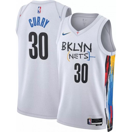 Brooklyn Brooklyn Nets #30 Seth Curry Unisex White 2022-23 Swingman Jersey - City Edition Mens cheap jerseys for sale - CheapJerseys.Shop