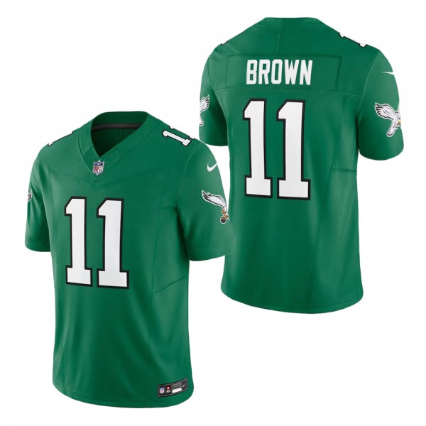 Philadelphia Eagles A.J. Brown Kelly Green Alternate Vapor F.U.S.E. Limited Jersey cheap jerseys for sale - CheapJerseys.Shop