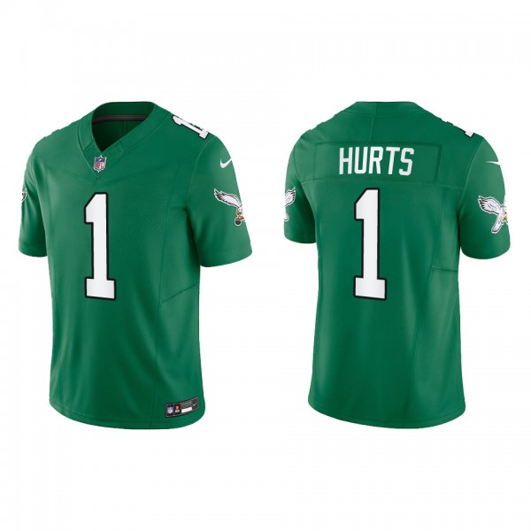 Jalen Hurts Philadelphia Eagles Kelly Green Alternate Vapor F.U.S.E. Limited Jersey cheap jerseys for sale - CheapJerseys.Shop
