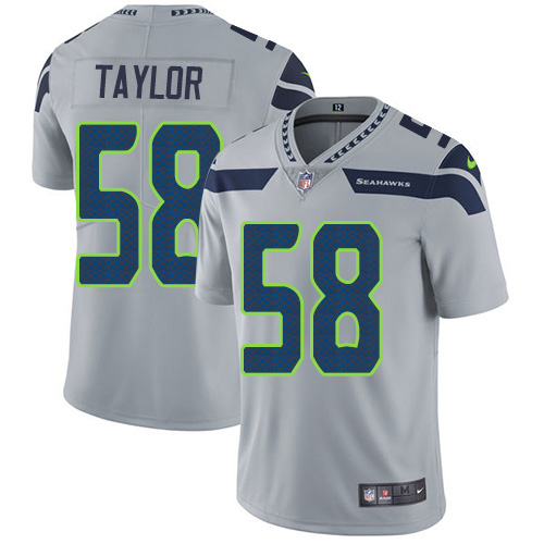 Seattle Seahawks #58 Darrell Taylor Grey Alternate Youth Stitched Vapor Untouchable Limited Jersey Youth cheap jerseys for sale - CheapJerseys.Shop