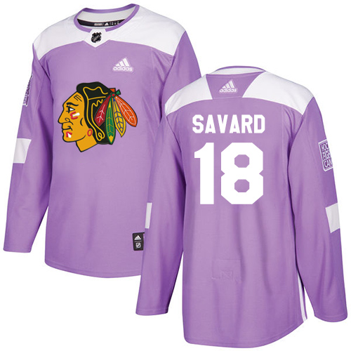 Chicago Blackhawks #18 Denis Savard Purple Authentic Fights Cancer Stitched Jersey Men's cheap jerseys for sale - CheapJerseys.Shop