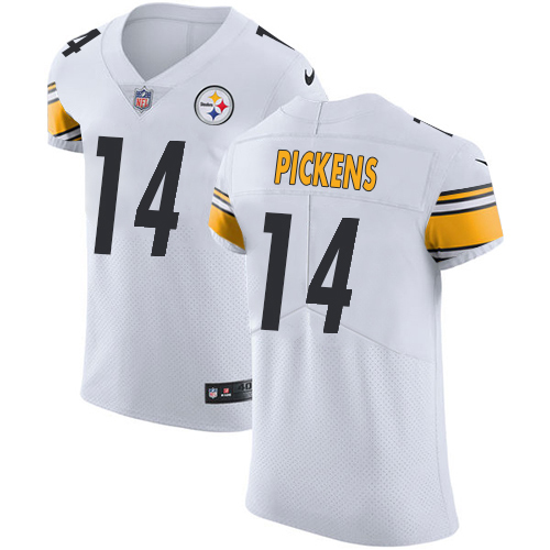 Steelers #14 George Pickens White Men's Stitched New Elite Jersey cheap jerseys for sale - CheapJerseys.Shop