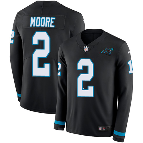 Panthers #2 DJ Moore Black Team Color Youth Stitched Limited Therma Long Sleeve Jersey cheap jerseys for sale - CheapJerseys.Shop
