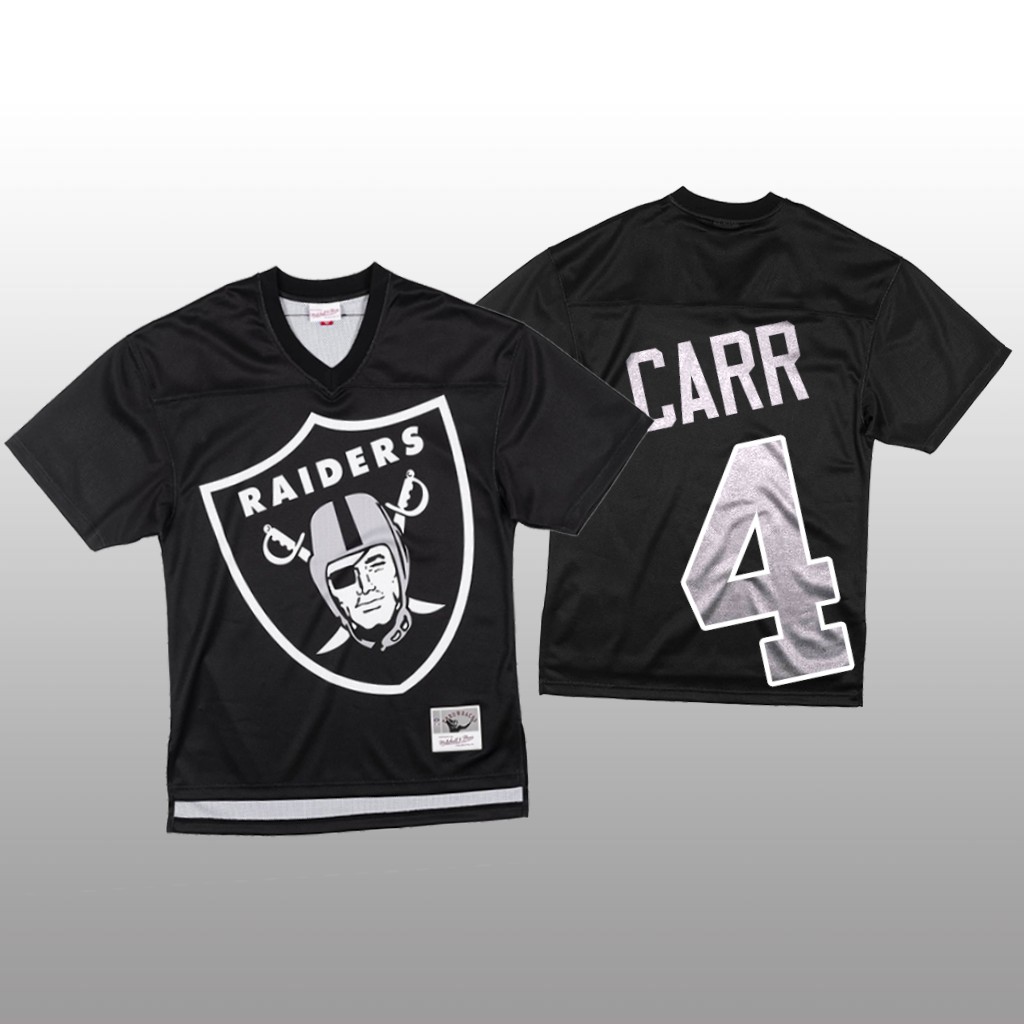 Las Vegas Raiders #4 Derek Carr Black Men's Mitchell & Nell Big Face Fashion Limited Jersey cheap jerseys for sale - CheapJerseys.Shop