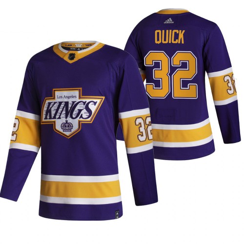 Los Angeles Los Angeles Kings #32 Jonathan Quick Black Men's 2020-21 Reverse Retro Alternate Jersey Men's cheap jerseys for sale - CheapJerseys.Shop