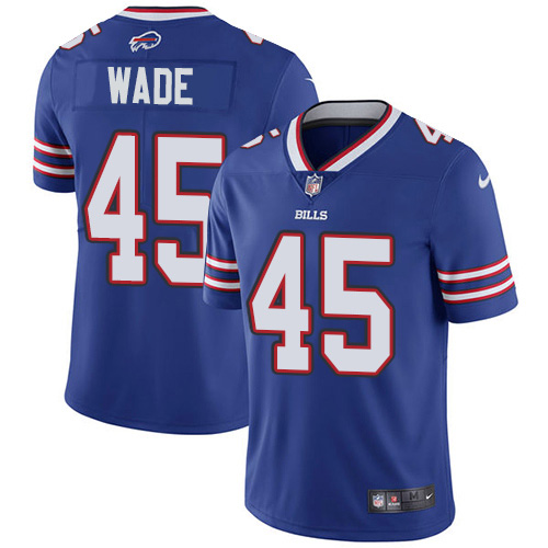 Buffalo Bills #45 Christian Wade Royal Blue Team Color Men's Stitched Vapor Untouchable Limited Jersey Men's cheap jerseys for sale - CheapJerseys.Shop