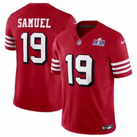 Youth San Francisco 49ers 19 Deebo Samuel New Red 2023 F U S E Vapor Untouchable Limited Stitched 2024 Super Bowl LVIII Jersey cheap jerseys for sale - CheapJerseys.Shop