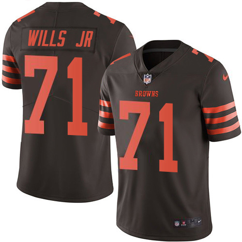 Cleveland Browns #71 Jedrick Wills JR Brown Youth Stitched Limited Rush Jersey Youth cheap jerseys for sale - CheapJerseys.Shop