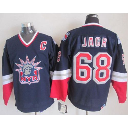 New York Rangers #68 Jaromir Jagr Navy Blue CCM Statue of Liberty Stitched Jersey Men's cheap jerseys for sale - CheapJerseys.Shop