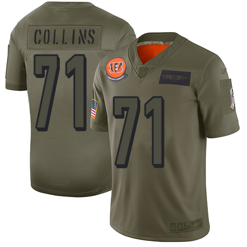 Bengals #71 La'el Collins Camo Youth Stitched Limited 2019 Salute To Service Jersey cheap jerseys for sale - CheapJerseys.Shop