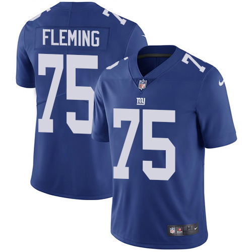 New York Giants #75 Cameron Fleming Royal Blue Team Color Men's Stitched Vapor Untouchable Limited Jersey Men's cheap jerseys for sale - CheapJerseys.Shop