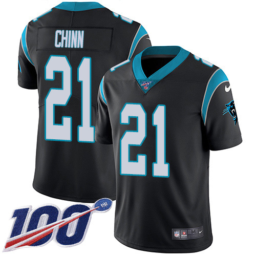 Panthers #21 Jeremy Chinn Black Team Color Men's Stitched 100th Season Vapor Untouchable Limited Jersey cheap jerseys for sale - CheapJerseys.Shop