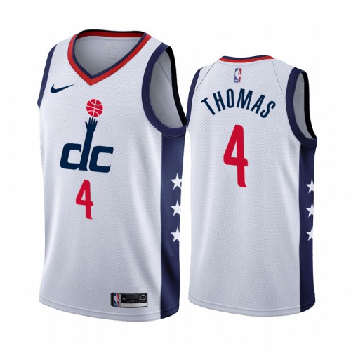 Washington Wizards #4 Isaiah Thomas Mens Unveil 2019-20 City Edition Swingman Jersey White Mens cheap jerseys for sale - CheapJerseys.Shop