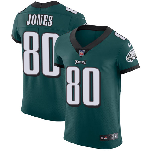 Eagles #80 Julio Jones Green Team Color Men's Stitched Vapor Untouchable Elite Jersey cheap jerseys for sale - CheapJerseys.Shop