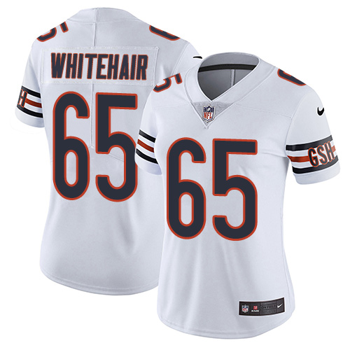 Chicago Bears #65 Cody Whitehair White Women's Stitched Vapor Untouchable Limited Jersey Womens cheap jerseys for sale - CheapJerseys.Shop