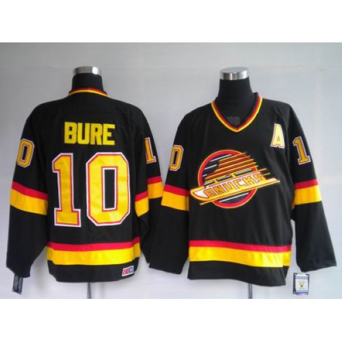 Vancouver Canucks #10 Pavel Bure Stitched Black Mitchell&Ness Jersey Men's cheap jerseys for sale - CheapJerseys.Shop