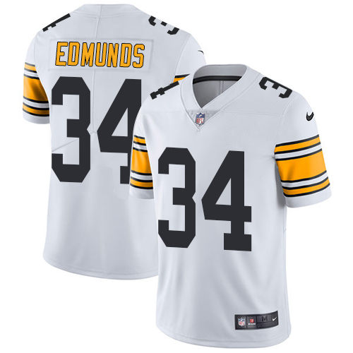 Pittsburgh Steelers #34 Terrell Edmunds White Youth Stitched Vapor Untouchable Limited Jersey Youth cheap jerseys for sale - CheapJerseys.Shop