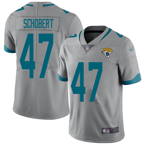 Jacksonville Jaguars #47 Joe Schobert Silver Men's Stitched Limited Inverted Legend Jersey Men's cheap jerseys for sale - CheapJerseys.Shop