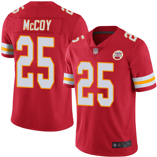 Kansas City Chiefs #25 LeSean McCoy Red Team Color Men's Stitched Vapor Untouchable Limited Jersey Men's cheap jerseys for sale - CheapJerseys.Shop